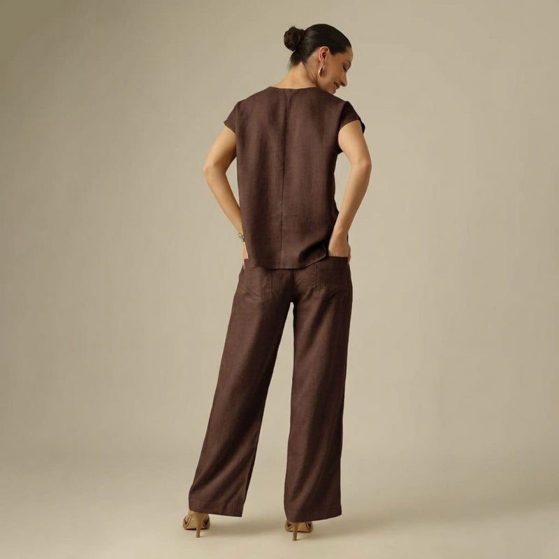 Alice Co-ord Set - Coffee