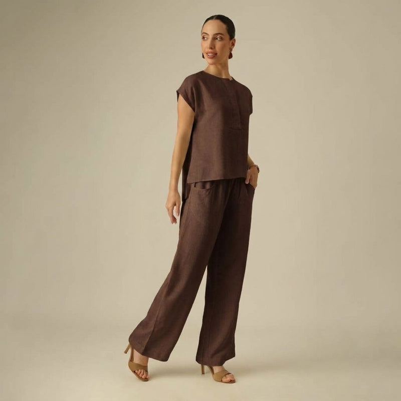 Alice Co-ord Set - Coffee