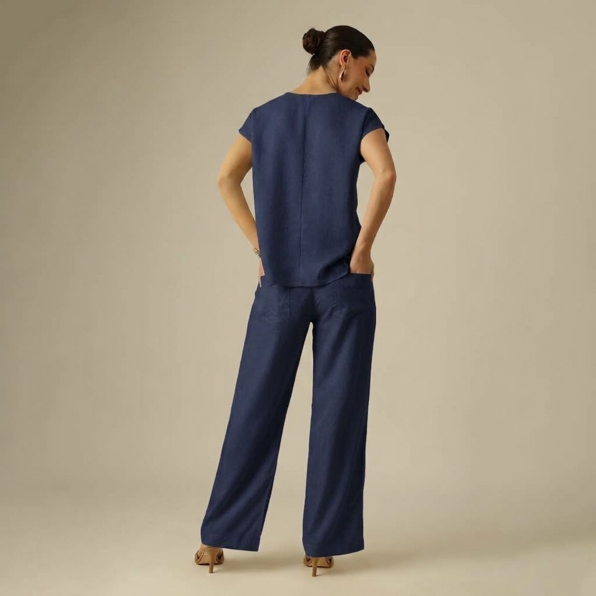 Alice Co-ord Set - Navy
