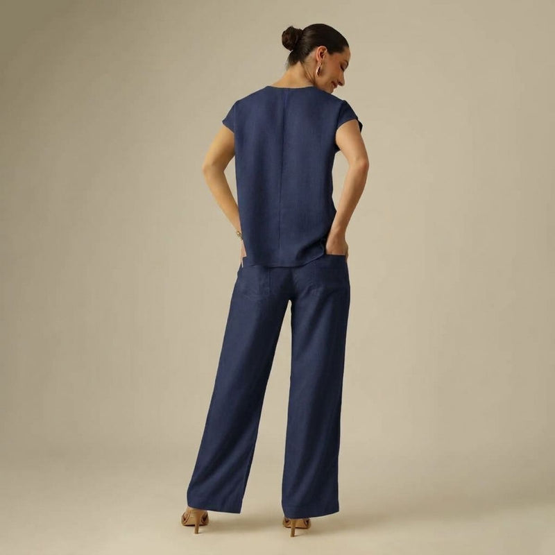 Alice Co-ord Set - Navy