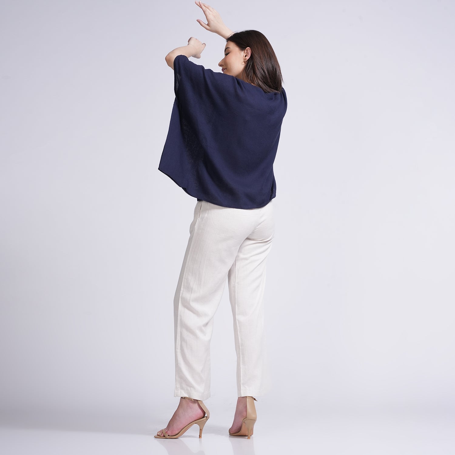 Kaftan Top - Navy