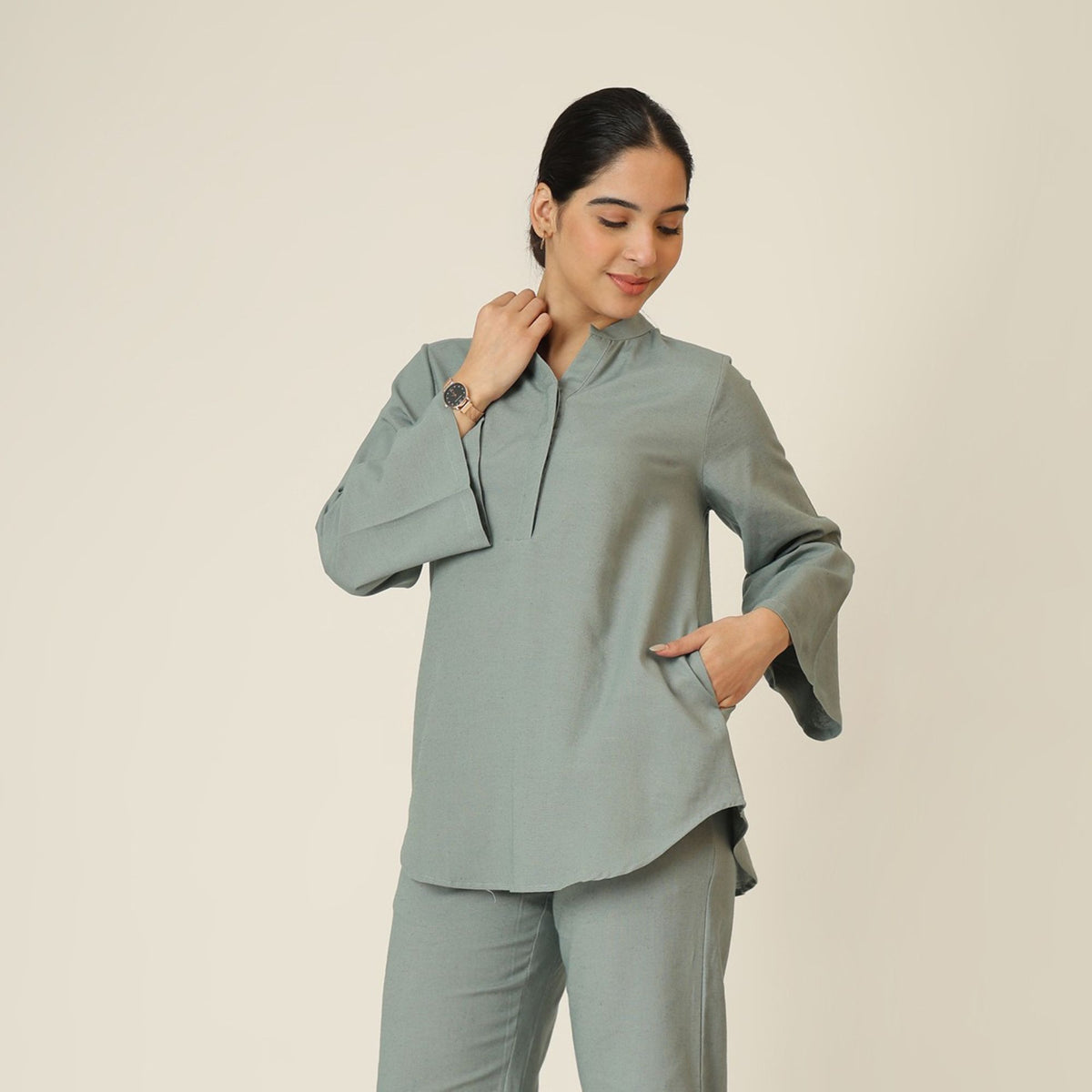 Sylvia Tunic - Agave Green