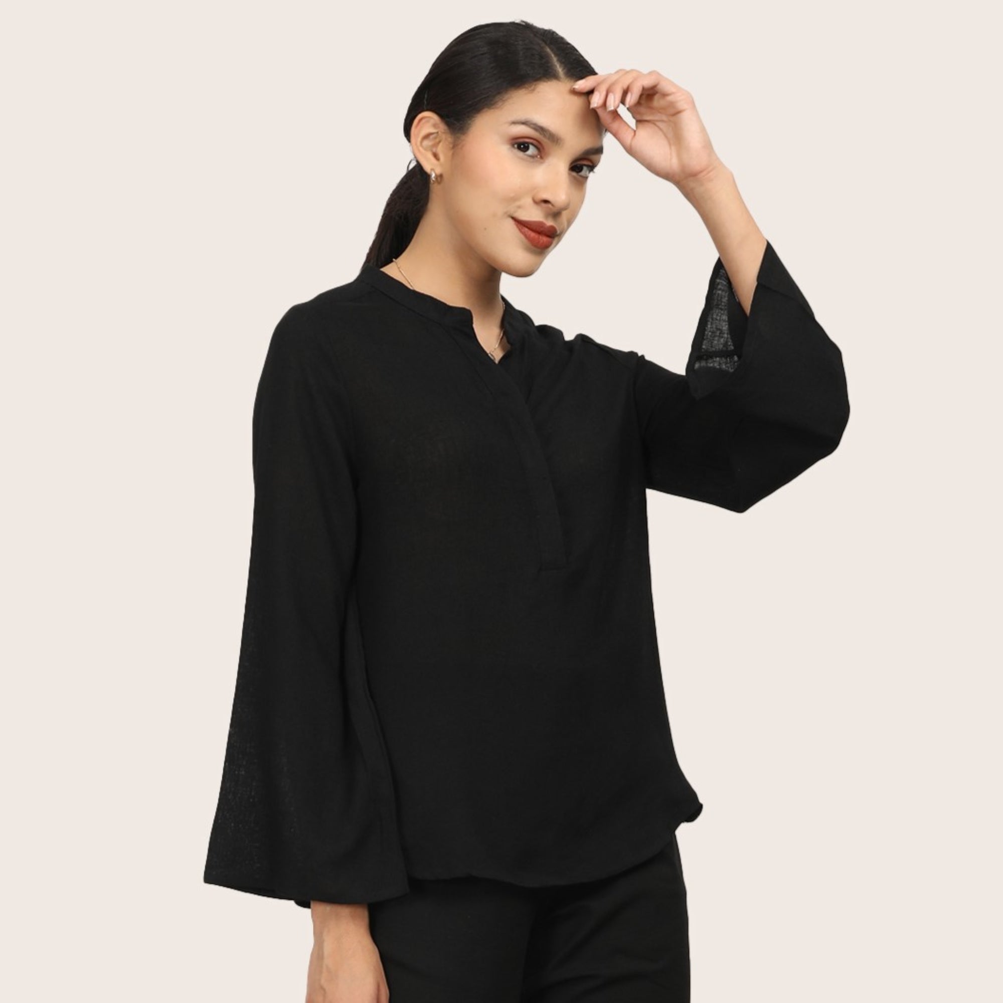 Sylvia Tunic - Black