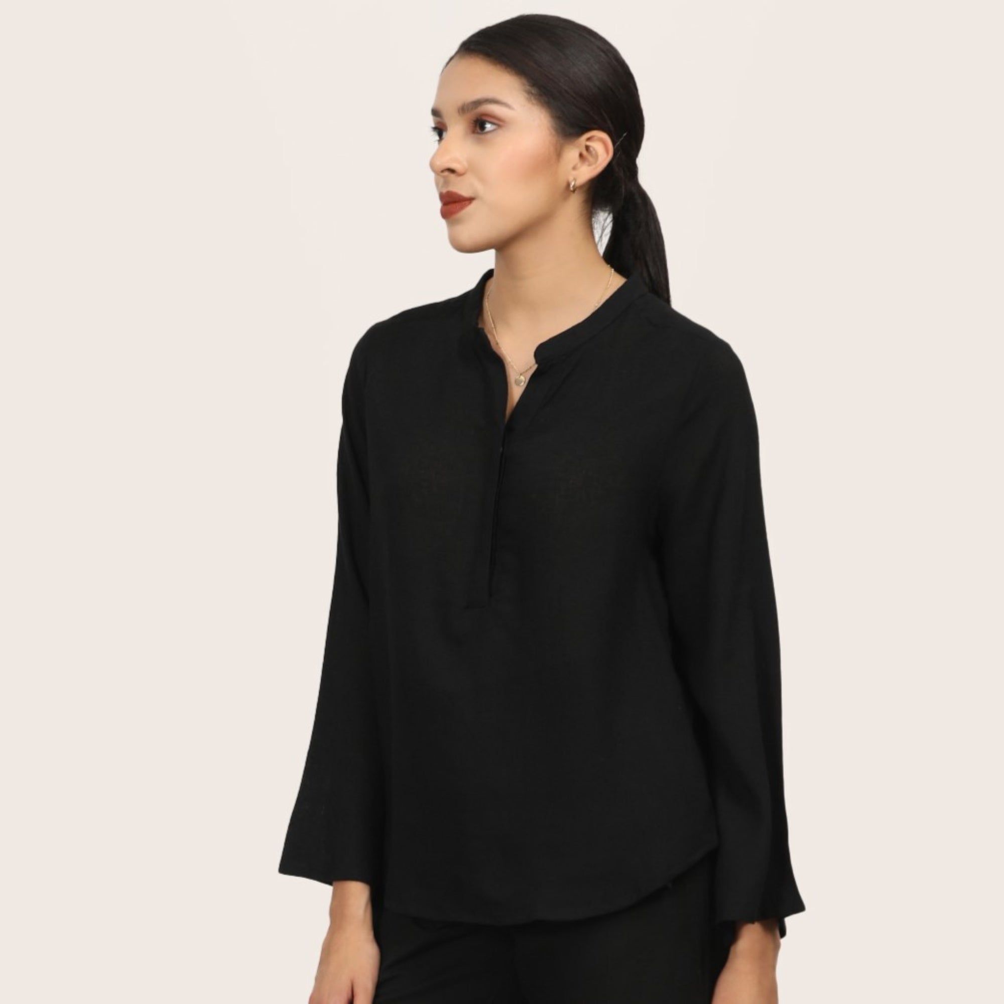 Sylvia Tunic - Black