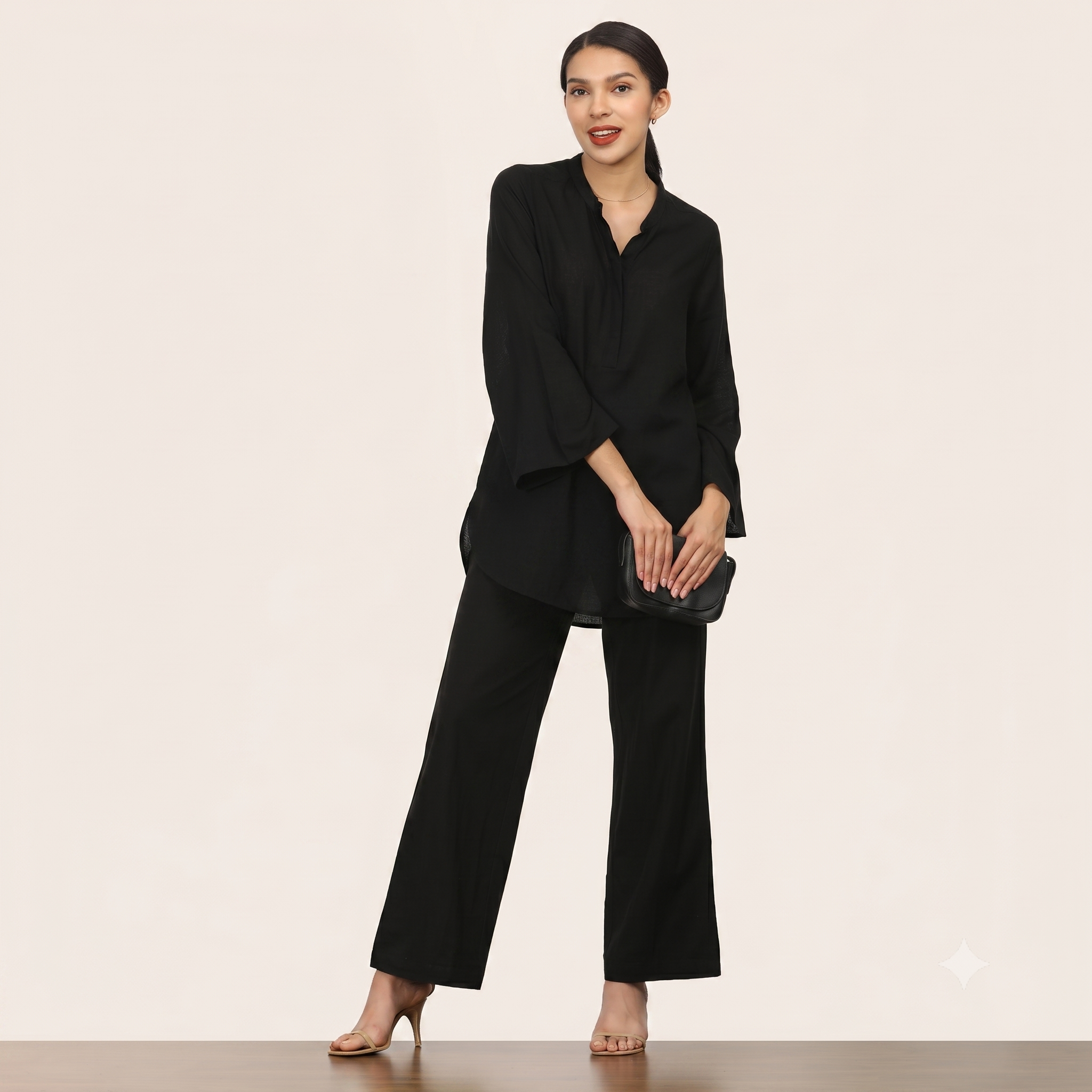 Sylvia Tunic - Black