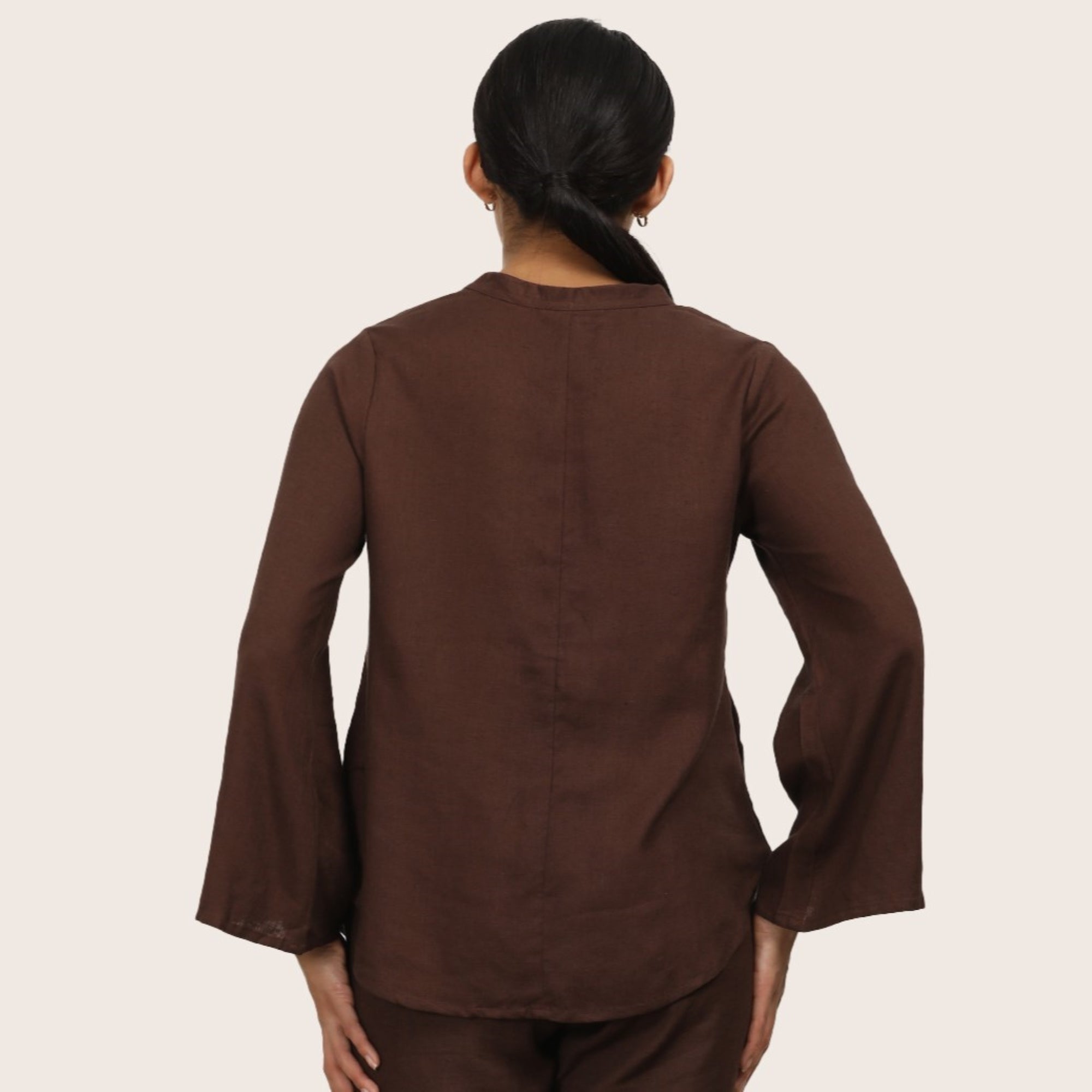 Sylvia Tunic - Coffee Brown