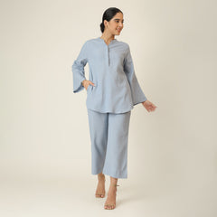 Sylvia Tunic - Dusty Blue