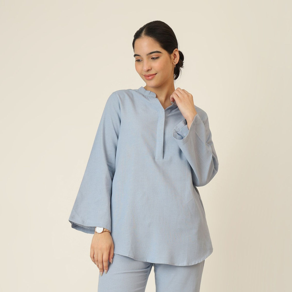 Sylvia Tunic - Dusty Blue