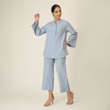Sylvia Tunic - Dusty Blue