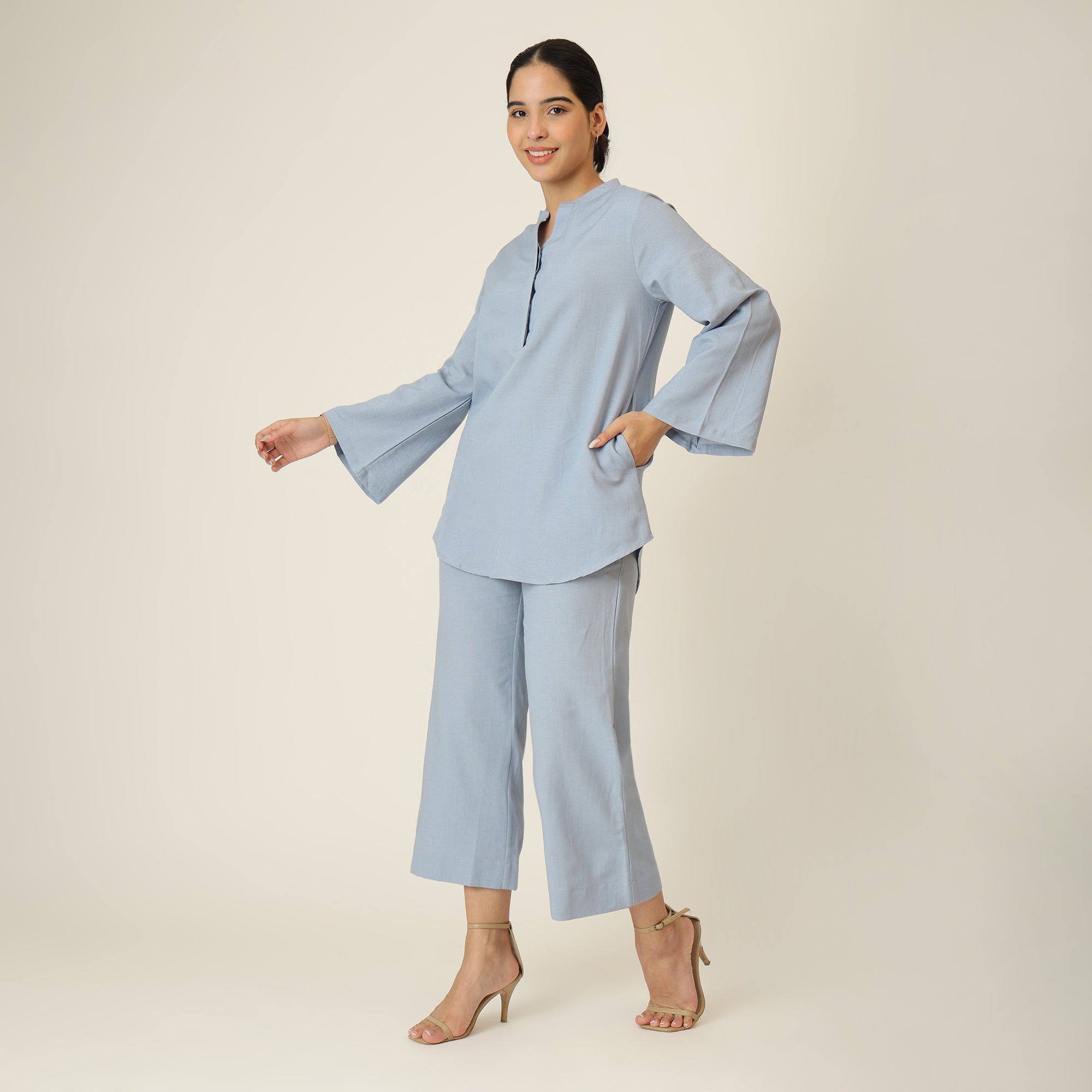 Sylvia Tunic - Dusty Blue
