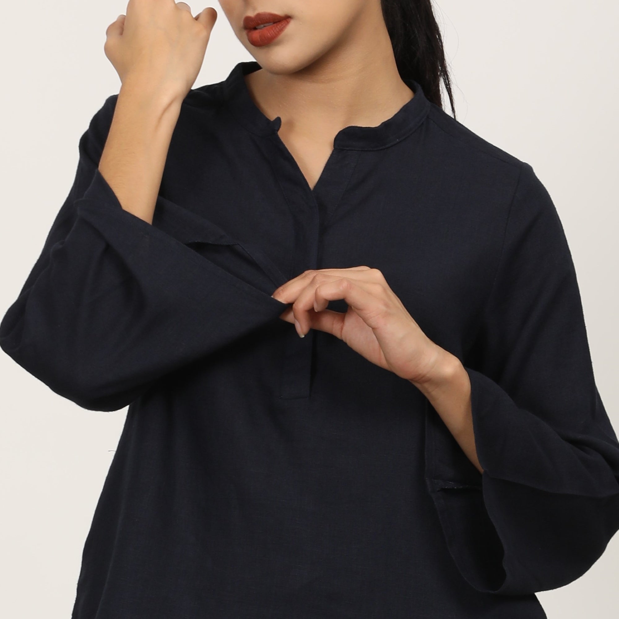 Sylvia Tunic - Navy Blue