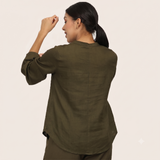 Sylvia Tunic - Olive Green
