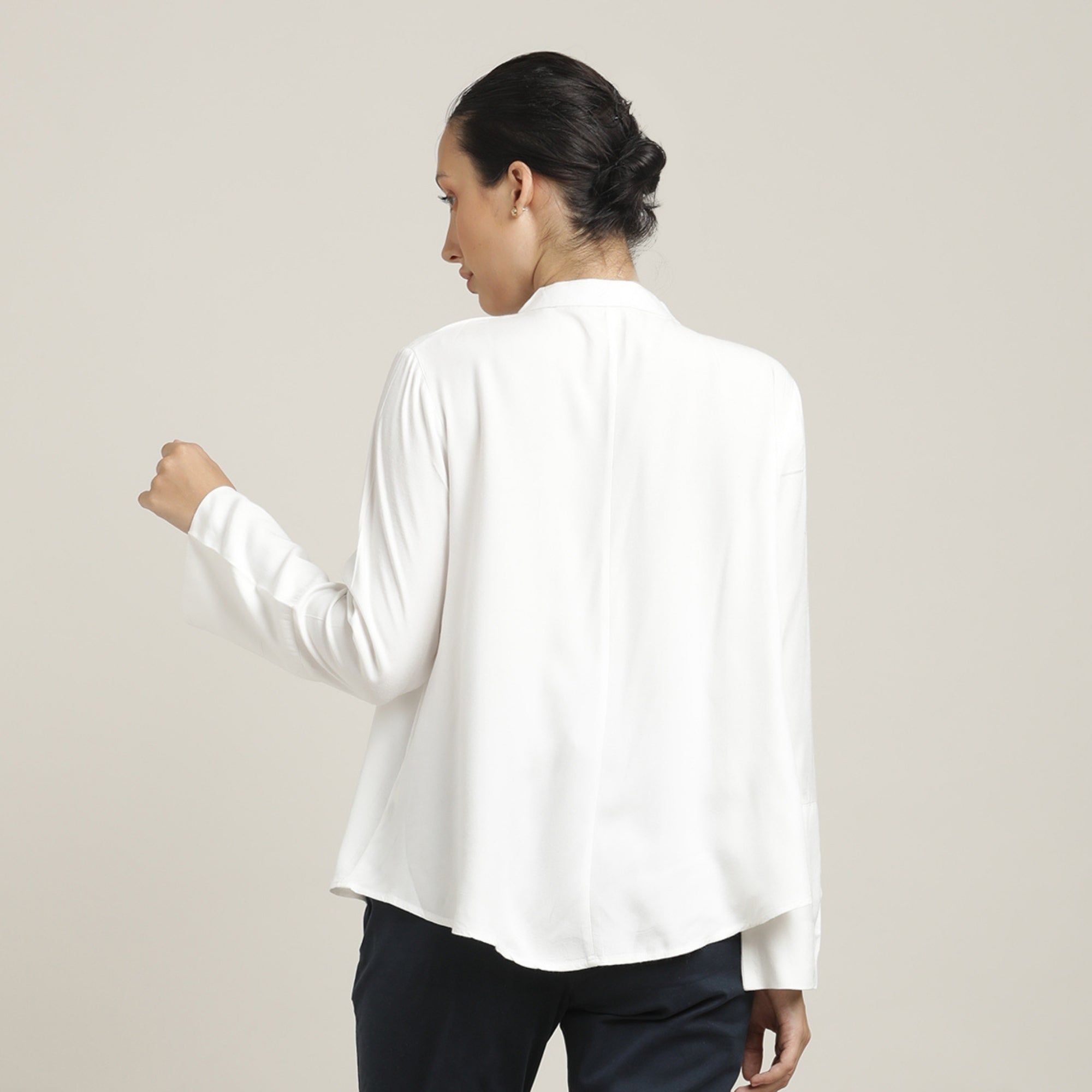 Bella Bell Sleeves Top - Ecru