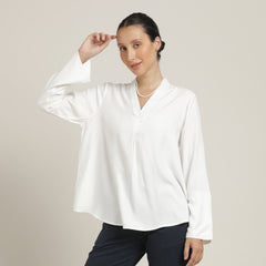 Bella Bell Sleeves Top - Ecru