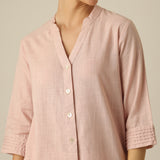 Penny Co-ord Set Of 2 - Shirt Tunic & Pants - Pink