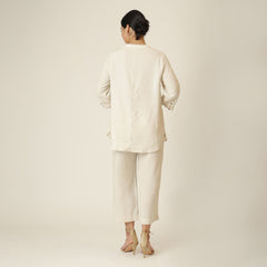 Sherry Co-Ord Set Of 2 - Tunic & Pants - Beige