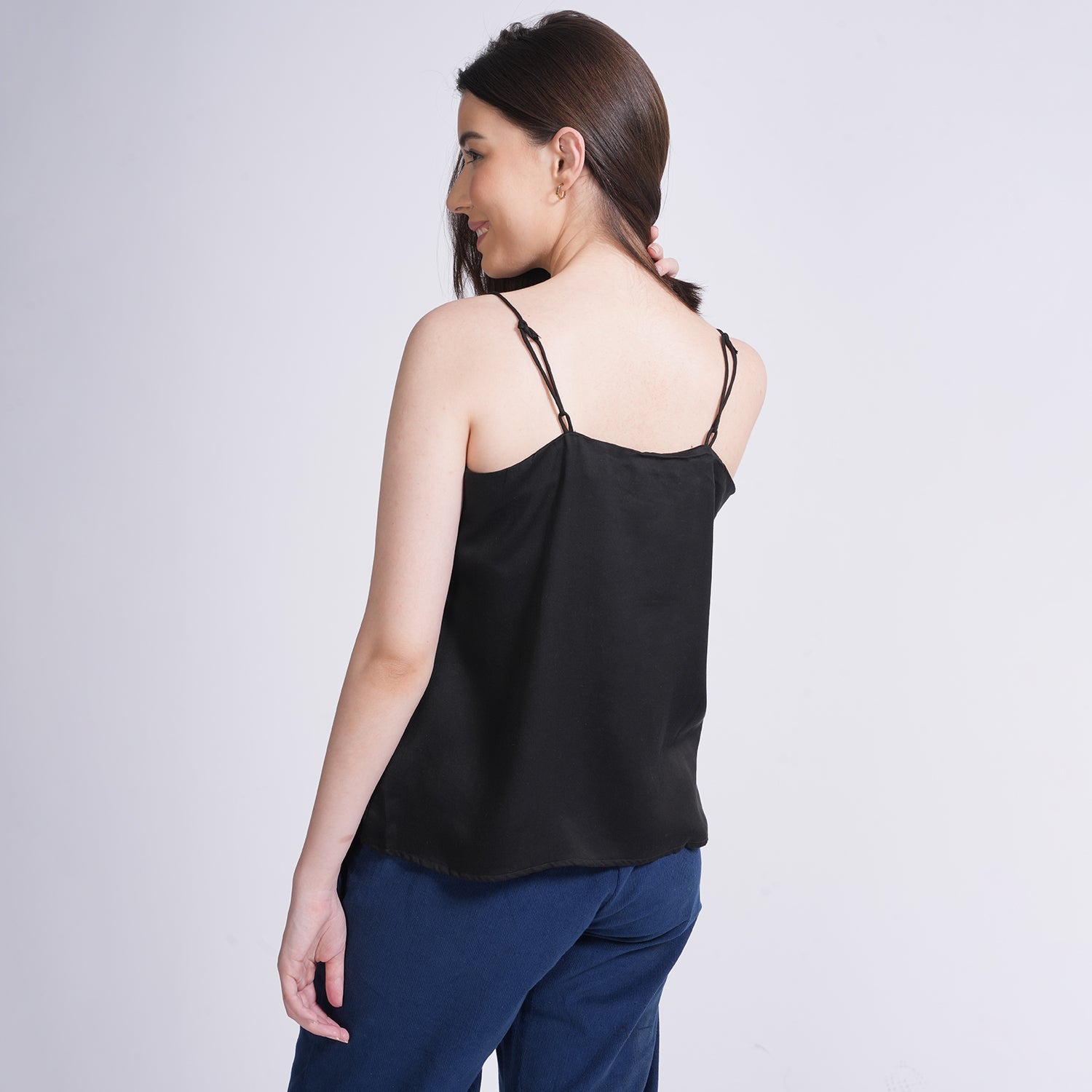 Dakota Set of 3 - Overlay, Slip Top & Pants - Black Cedar Print & Black - Limited Edtition