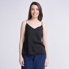 Dakota Set of 3 - Overlay, Slip Top & Pants - Black Cedar Print & Black - Limited Edtition