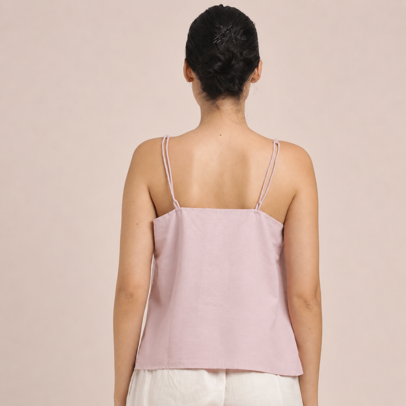 Oh Slip Top - Pastel Pink