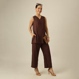 Sasha Co-ord Set - Coffee Brown