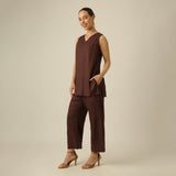 Sasha Co-ord Set - Coffee Brown