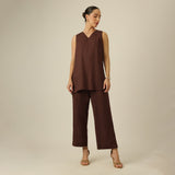 Sasha Co-ord Set - Coffee Brown