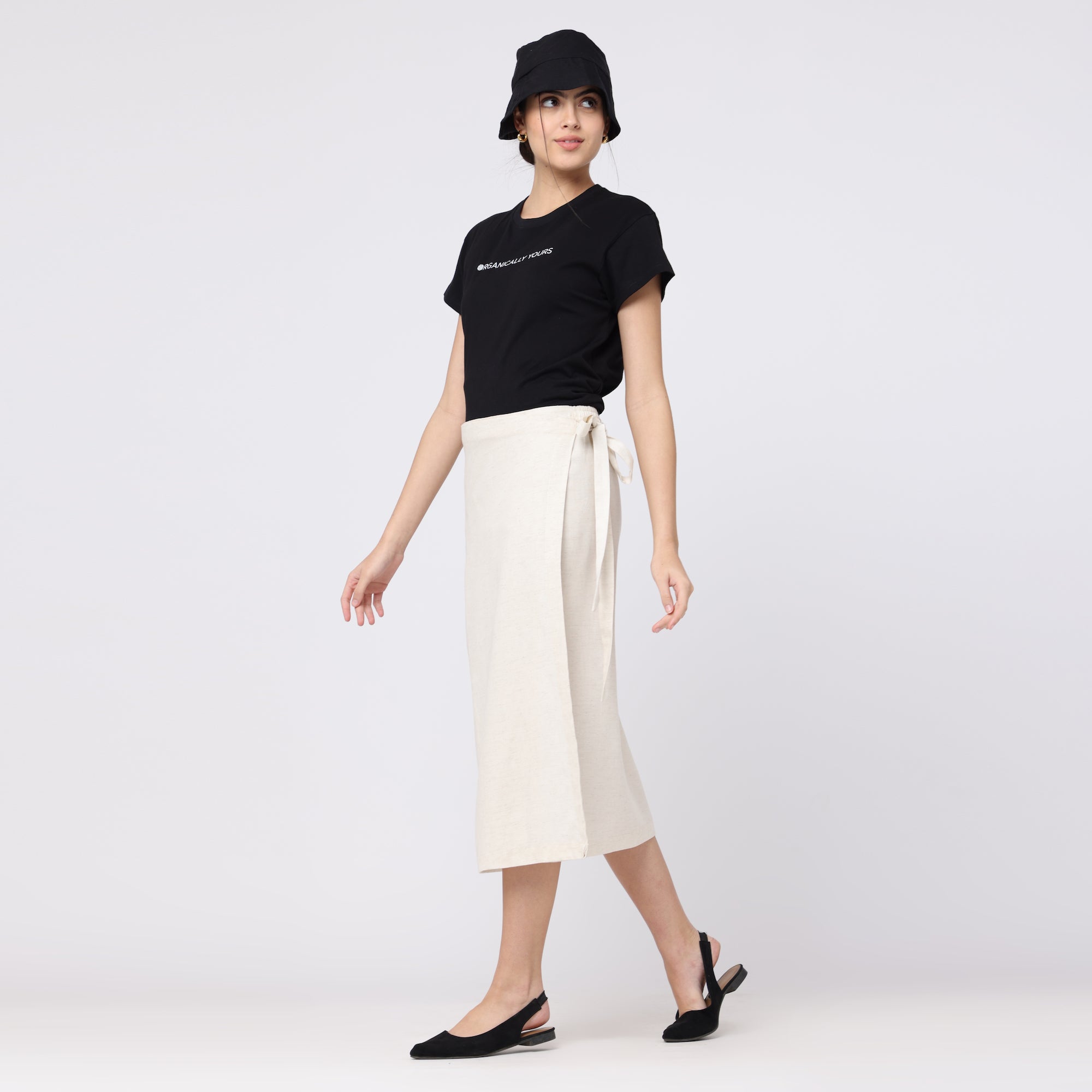 Wrap Skirt - Ecru
