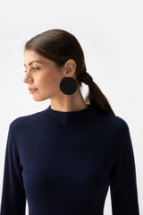 Mock Turtle Top - Navy