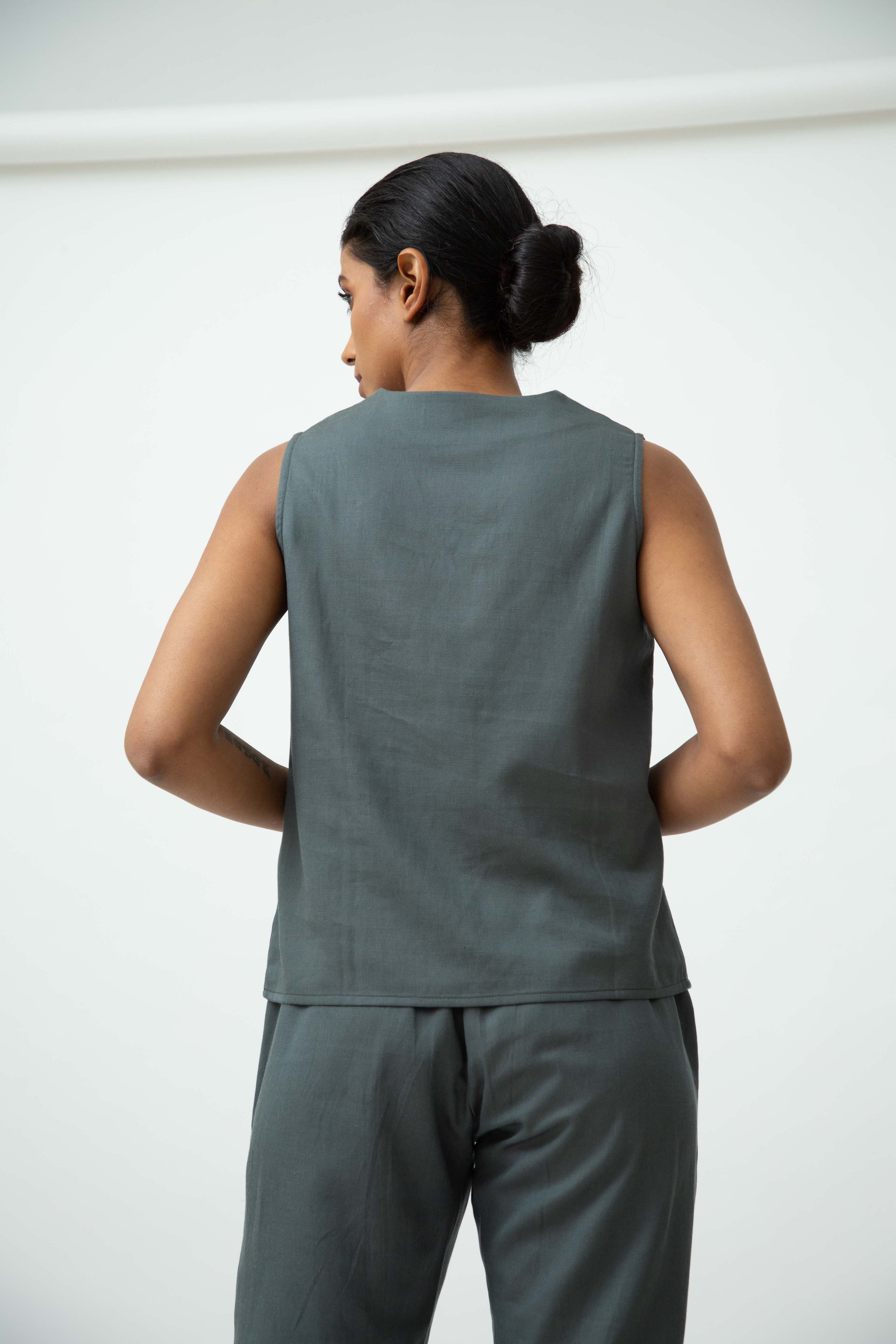 Shell top - Forest Green