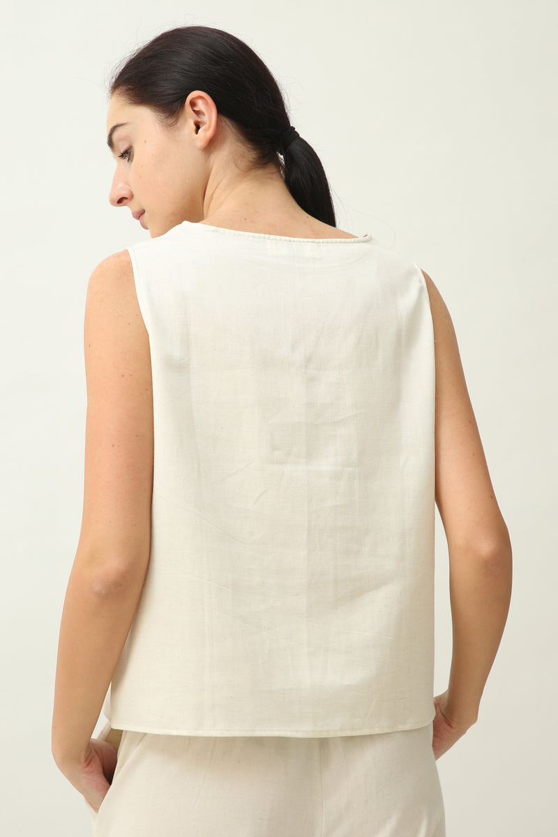 Shell Top - Ecru
