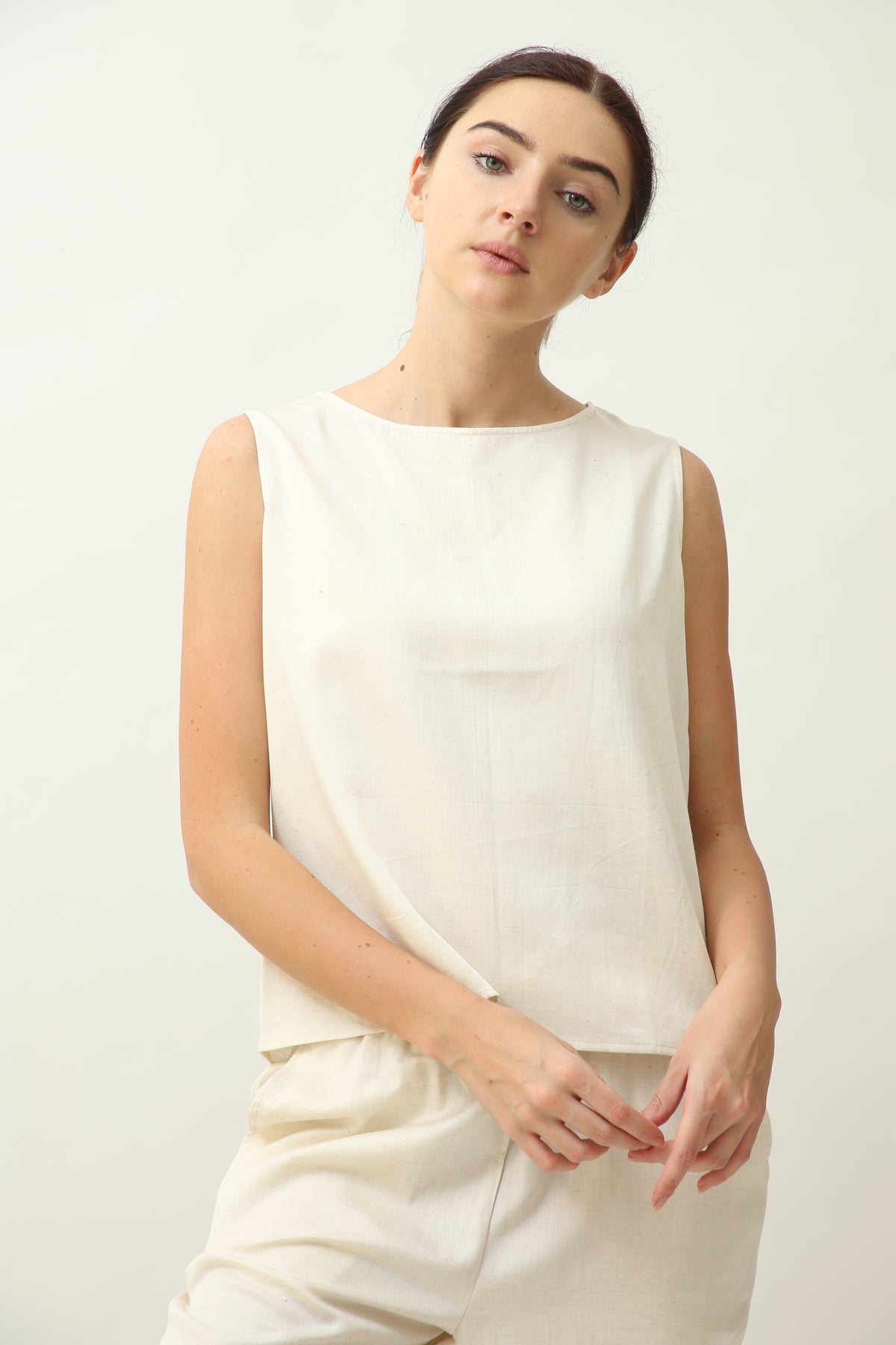 Shell Top - Vanilla White