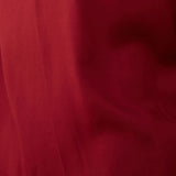 Shell V-Neck Top - Maroon