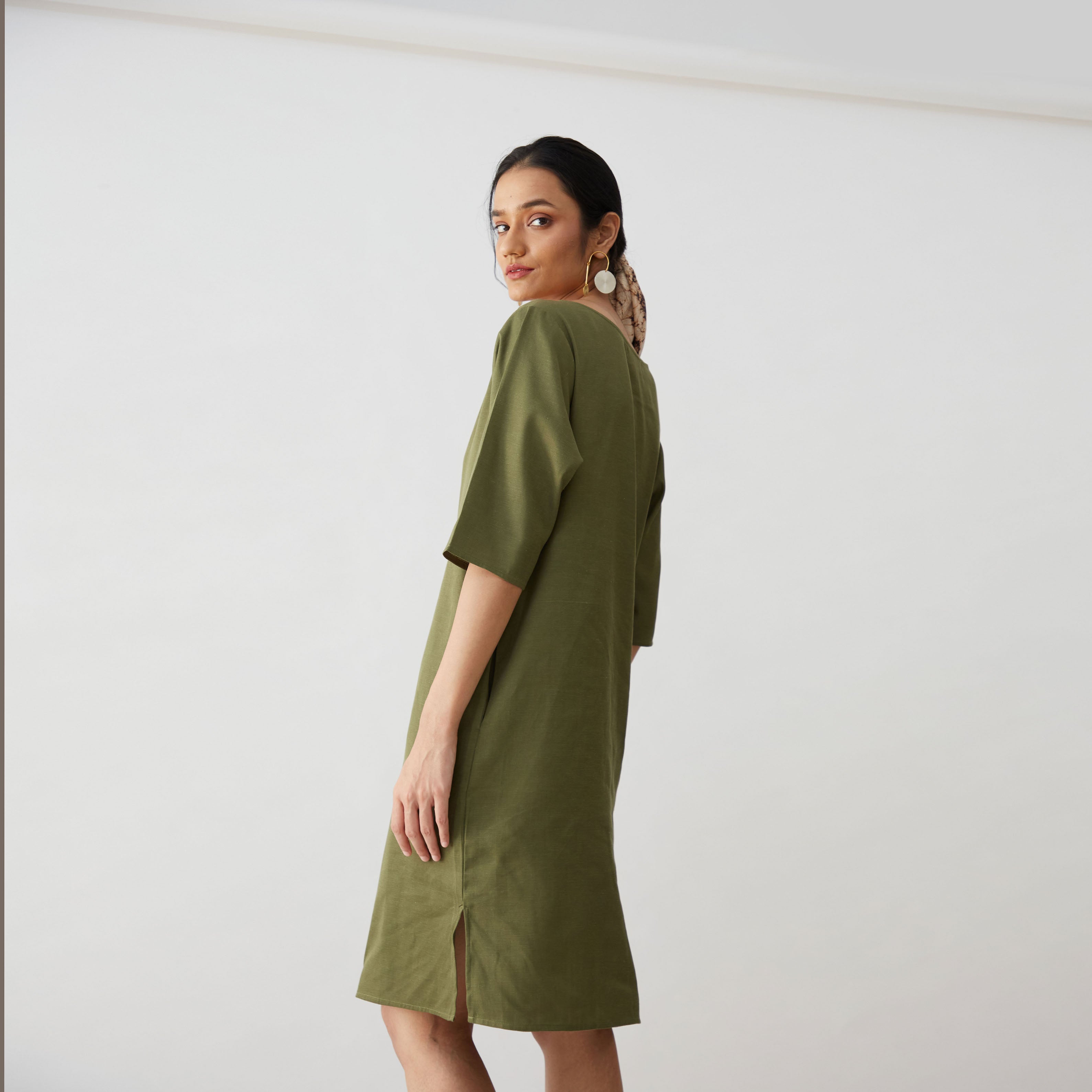Sack Dress > Olive