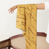 Scarf - Mustard Cedar Print - Limited Edition