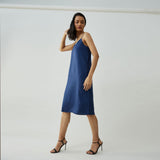Slip Dress - Indigo