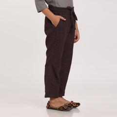 Handwoven Cotton Pants > Mocha Brown