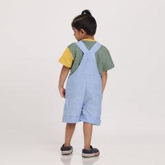 Dungarees > Short > Powder Blue