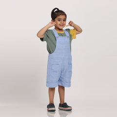 Dungarees > Short > Powder Blue