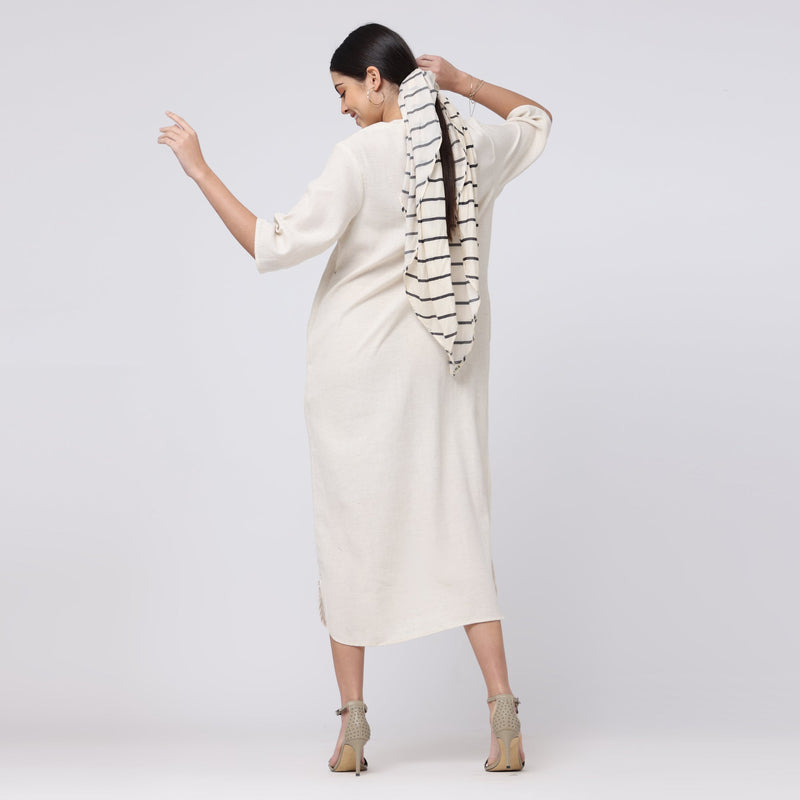 Marimoko Dress -Ecru