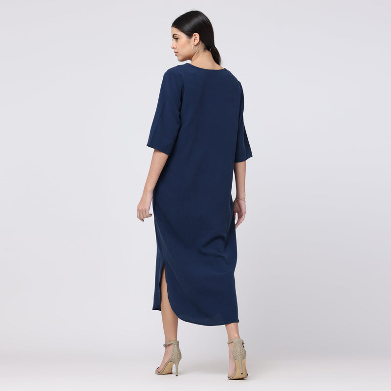 Marimoko Dress - Indigo