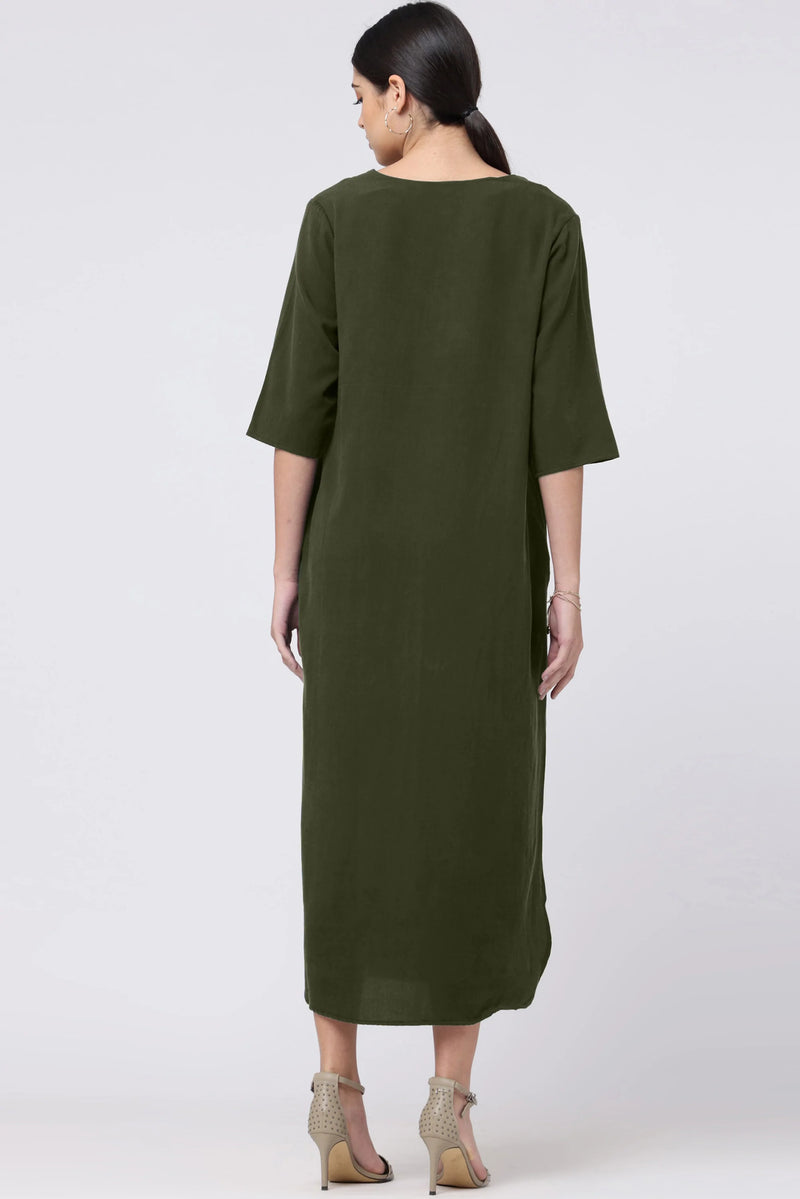 Marimoko Dress - Olive