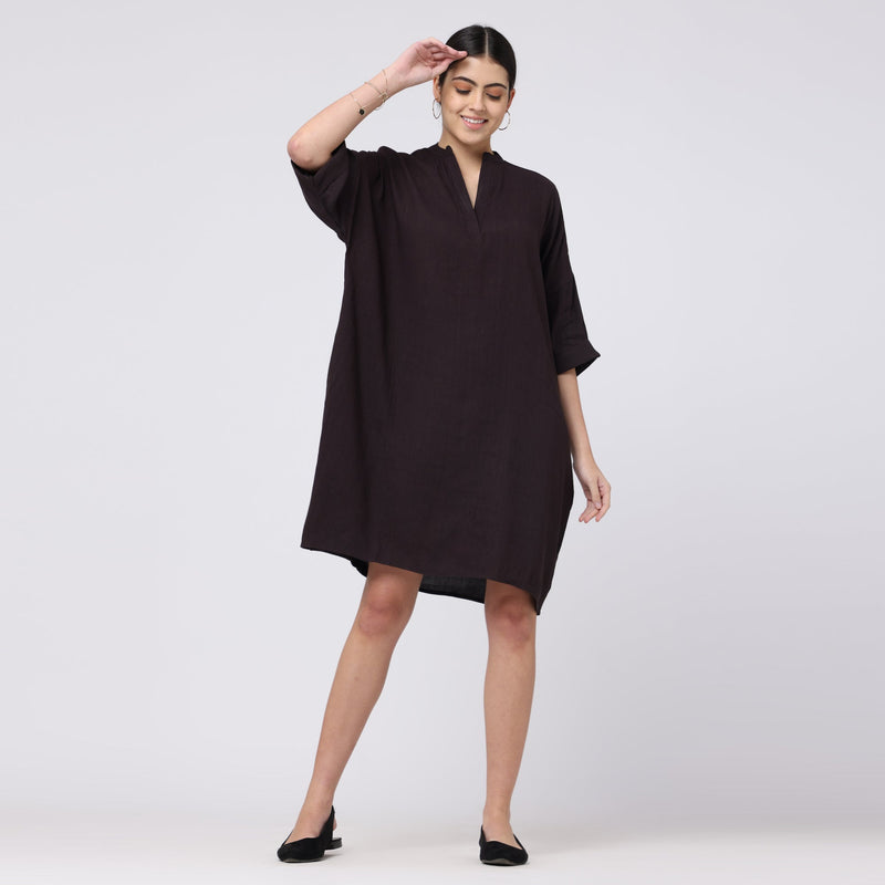 Kimono Tunic - Coffee