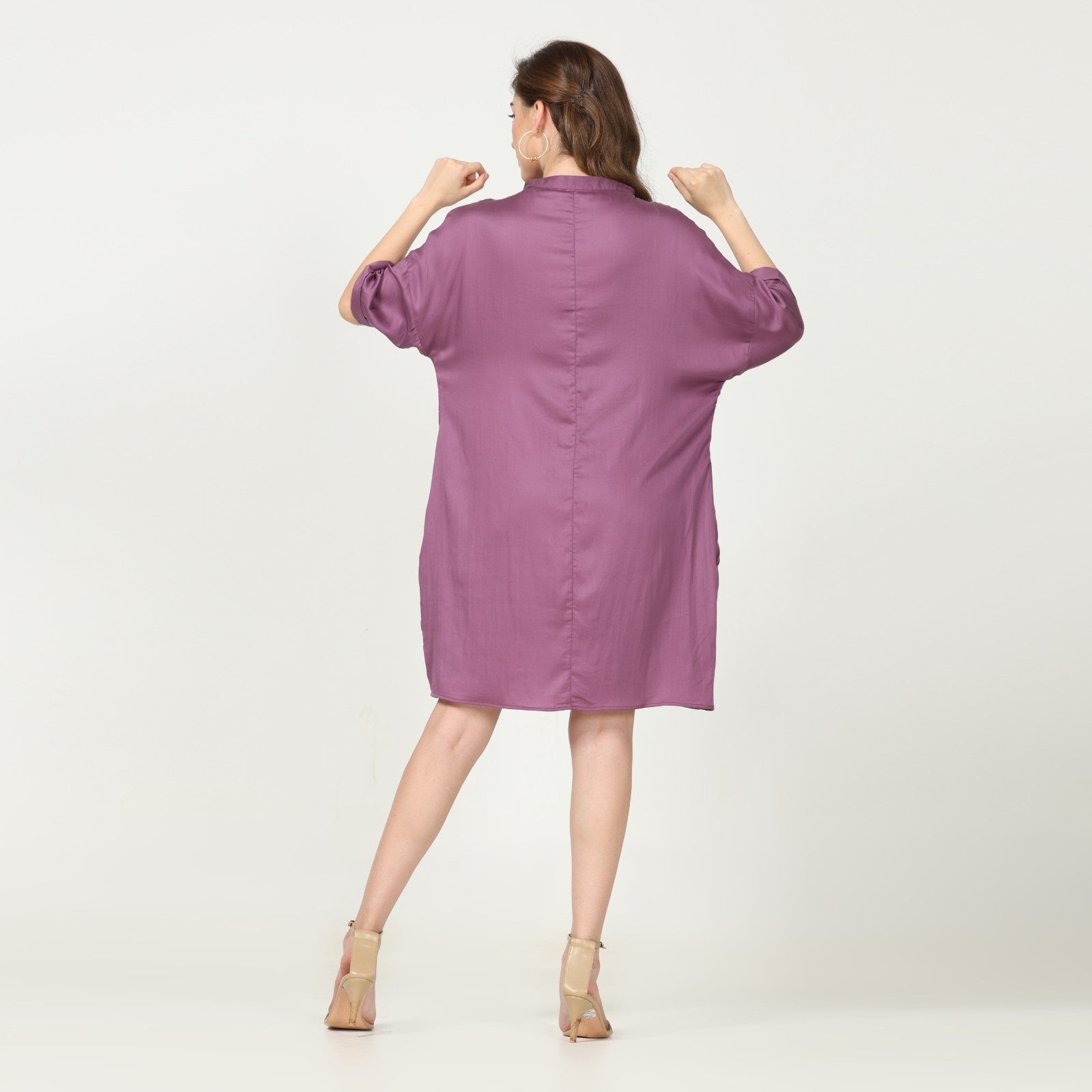 Kimono Dress - Royal Purple