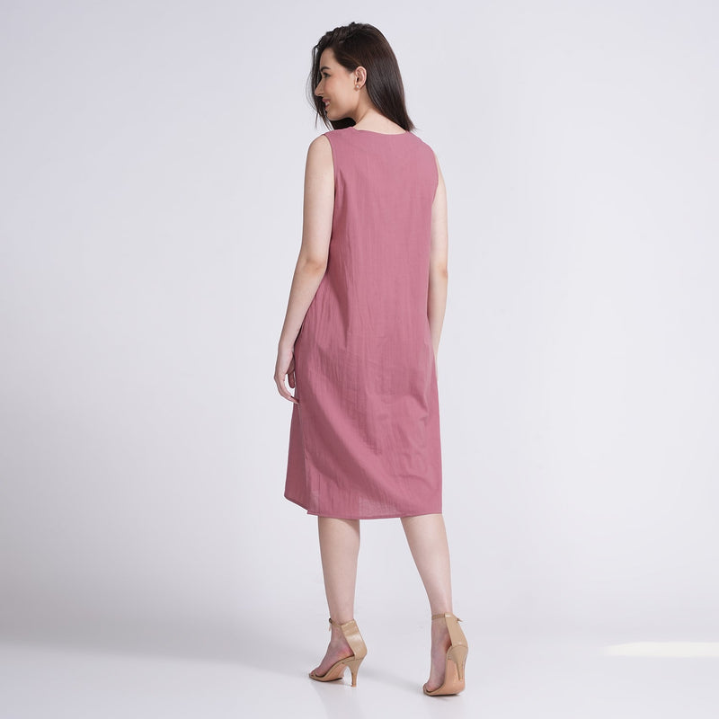 Jackie Dress - Dusty Pink