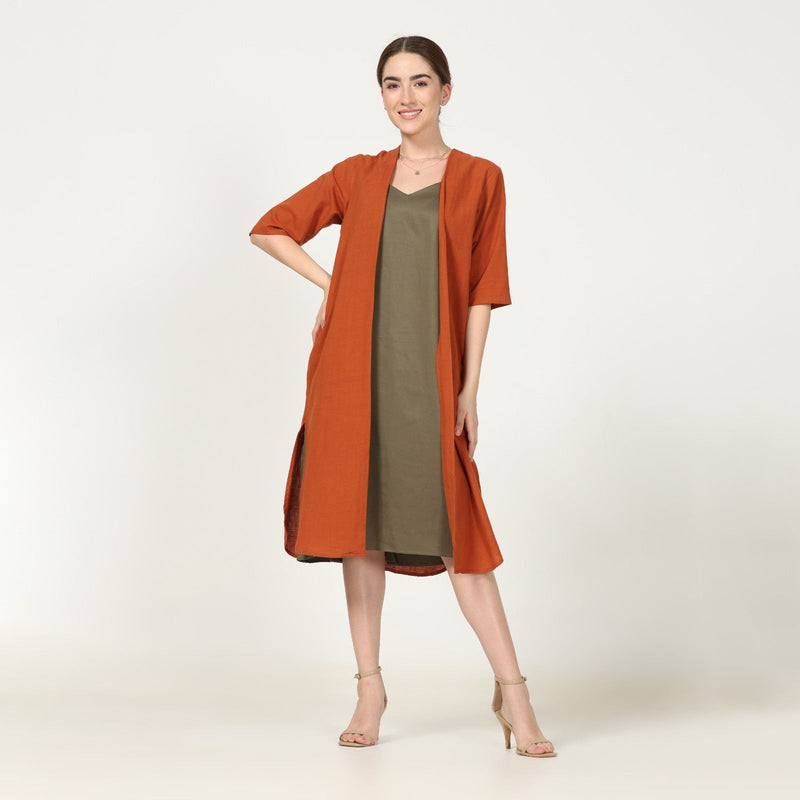 Long Overlay - Autumn Rust