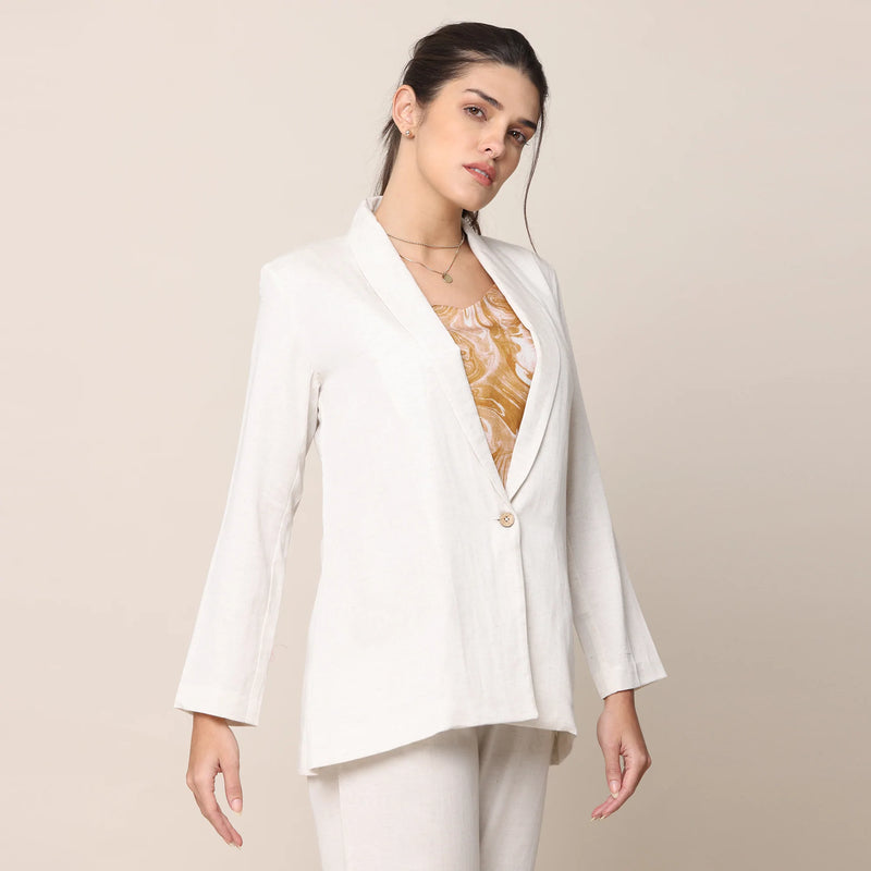 Donna Blazer - Ecru