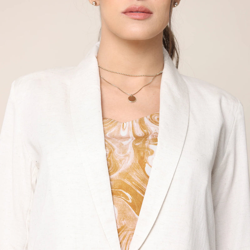 Donna Blazer - Ecru
