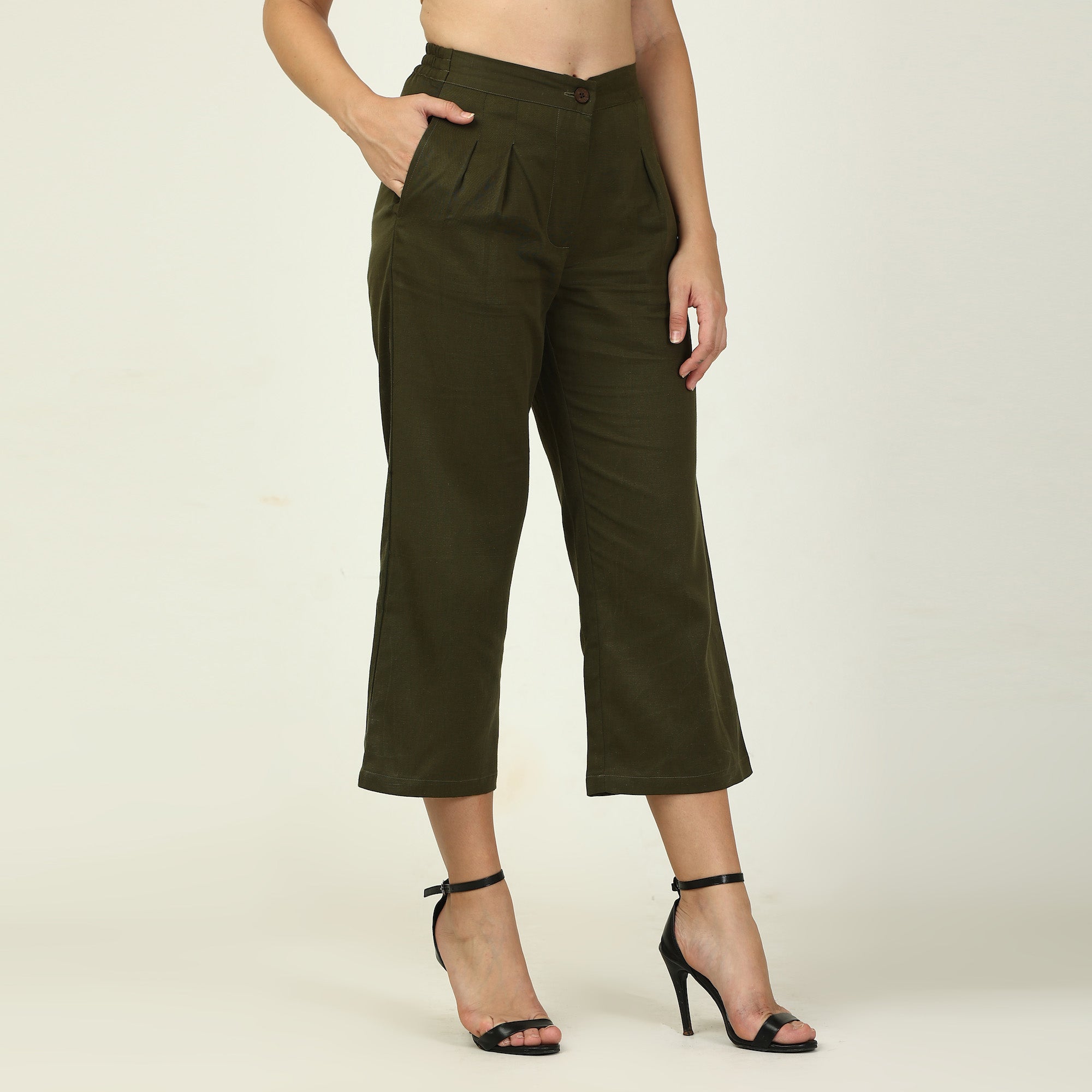 Dakota Set of 3 - Long Shirt, Inner & Pants - Olive