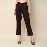 Tapered Pants - Coffee Brown