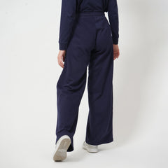 Wide Joggers - Navy Blue